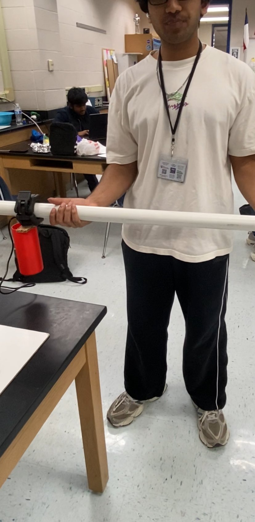 3D-printed sensor clamp mounted on the bar
